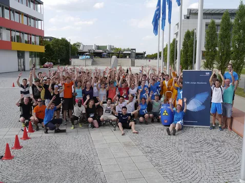 Gruppenfoto Campuslauf 2014