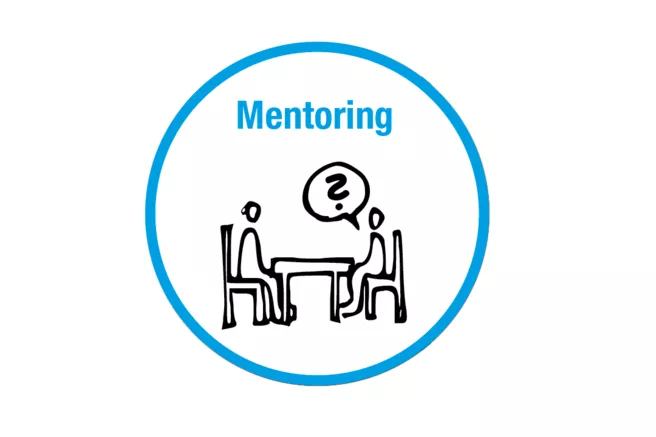 [Translate to en:] Grafik Mentoring
