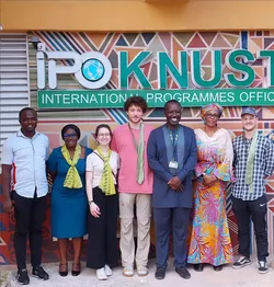 TUMJA team Somnoactive with representatives from KNUST