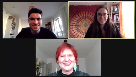 Screenshot vom Interview