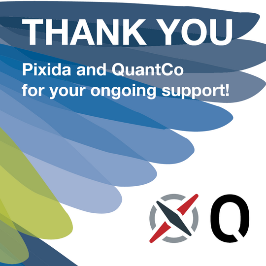 Thank you to our partners Pixida and QuantCo